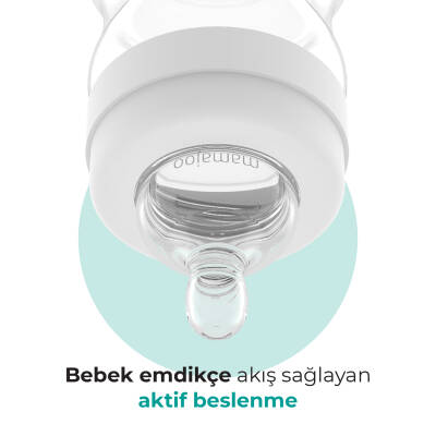 Mamajoo %0 BPA Silikon Biberon Emziği İkili XL No.4 Yoğun Akış