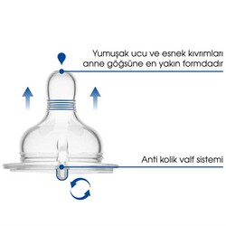 Mamajoo Anti Colic Glass Bottle Teat 12 Months & Storage Box - Thumbnail