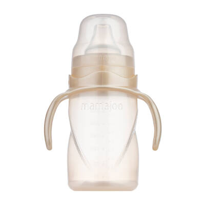 Mamajoo Auslaufsichere Trink-Lernbecher Pearl 270ml mit Griff & Anti-Kolik Weicher Schnabel