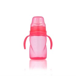 Mamajoo - Mamajoo Auslaufsichere Trink-Lernbecher Rosa 270ml mit Griff & Anti-Kolik Weicher Schnabel