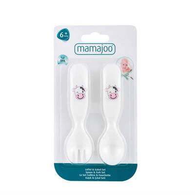 Mamajoo Baby Design Löffel & Gabel Set Kuh