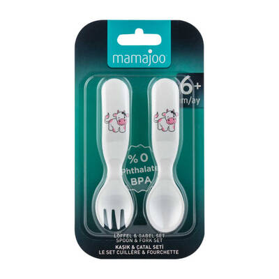 Mamajoo Baby Design Löffel & Gabel Set Kuh