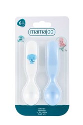 Mamajoo Design Baby Löffel Set Elefant & Blau - Thumbnail