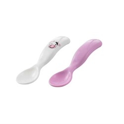 Mamajoo - Mamajoo Design Spoons Set Pink & Cow