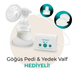 Mamajoo Elektronik Tekli Göğüs Pompası & Termal Çanta & 4'lü Anne Sütü Saklama Kabı Seti - Thumbnail