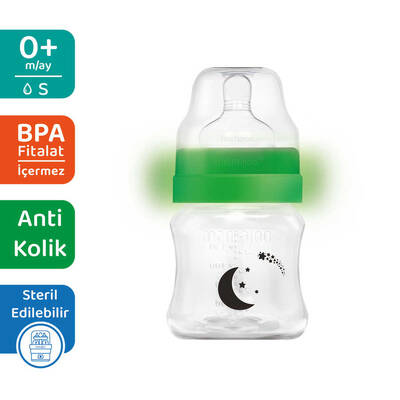 Mamajoo Gece & Gündüz Biberonu 160 ml & Anti-Kolik Biberon Emziği No:1 / S