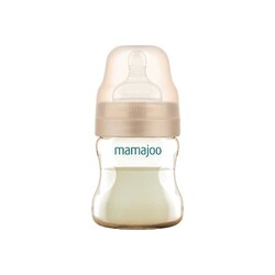 Mamajoo - Mamajoo Gold Plus Biberon 150 ml & Anti-Kolik Silikon Biberon Emziği S