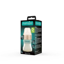 Mamajoo Gold Plus Biberon 150 ml & Anti-Kolik Silikon Biberon Emziği S - Thumbnail