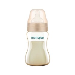 Mamajoo Gold Plus Biberon 250 ml & Anti-Kolik Silikon Biberon Emziği M - Thumbnail