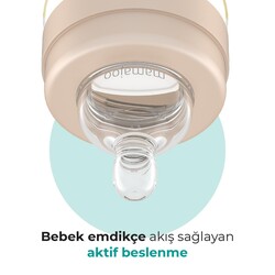 Mamajoo Gold Plus İkili Biberon 250 ml & Anti-Kolik Silikon Biberon Emziği M - Thumbnail