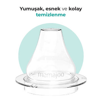 Mamajoo Kulplu Alıştırma Bardağı 160 ml / Mavi