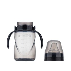 Mamajoo Non Spill Training Cup Black 270ml with Handle - Thumbnail