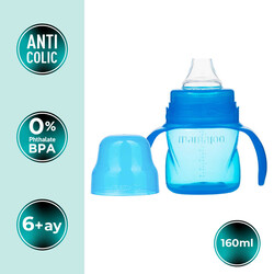 Mamajoo Non Spill Training Cup Blue 160ml with Handle - Thumbnail