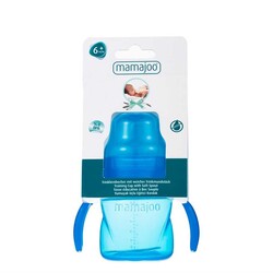 Mamajoo Non Spill Training Cup Blue 160ml with Handle - Thumbnail