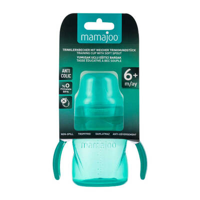 Mamajoo Non Spill Training Cup Green 160ml with Handle