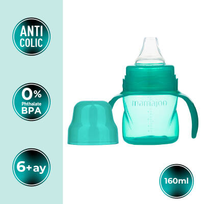 Mamajoo Non Spill Training Cup Green 160ml with Handle