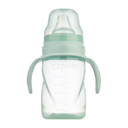  - Mamajoo Non Spill Training Cup Powder Green 270ml with Handle