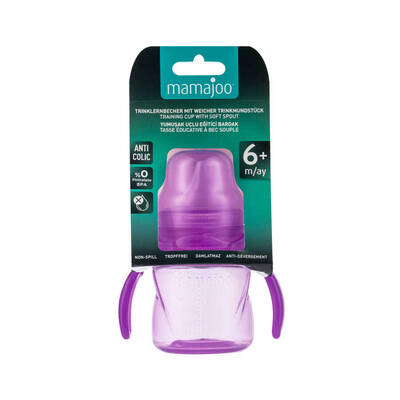 Mamajoo Non Spill Training Cup Purple 160ml with Handle