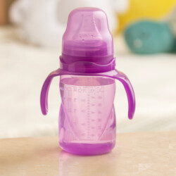 Mamajoo Non Spill Training Cup Purple 160ml with Handle - Thumbnail