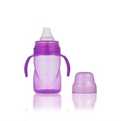 Mamajoo Non Spill Training Cup Purple 270ml with Handle - Thumbnail