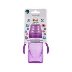 Mamajoo Non Spill Training Cup Purple 270ml with Handle - Thumbnail