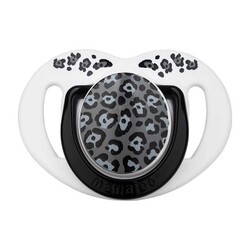 Mamajoo Orthodontic Design Soother Anthracite Leopard with Sterilization & Storage Box 0+ months - Thumbnail