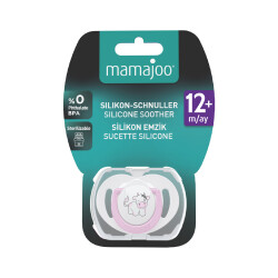 Mamajoo Orthodontic Design Soother Cow & Pink with Storage Box / 12+ Months - Thumbnail