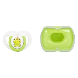 Mamajoo Orthodontic Design Soother Frog Prince & Green with Storage Box / 0+ Months - Thumbnail