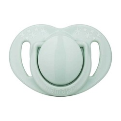 Mamajoo Orthodontic Design Soother Powder Green with Sterilization&Storage Box 0+ months - Thumbnail