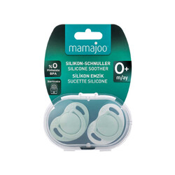 Mamajoo Orthodontic Design Soother Powder Green with Sterilization&Storage Box 0+ months - Thumbnail