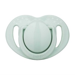 Mamajoo Orthodontic Design Soother Powder Green with Sterilization&Storage Box 6+ months - Thumbnail