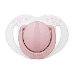 Mamajoo Orthodontic Design Soother Powder Pink with Sterilization&Storage Box 0+ months - Thumbnail