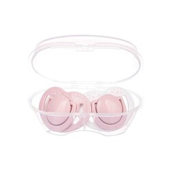 Mamajoo Orthodontic Design Soother Powder Pink with Sterilization&Storage Box 0+ months - Thumbnail