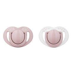 Mamajoo - Mamajoo Orthodontic Design Soother Powder Pink with Sterilization&Storage Box 0+ months