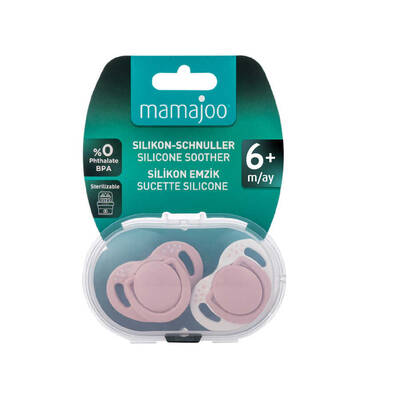 Mamajoo Orthodontic Design Soother Powder Pink with Sterilization&Storage Box 6+ months