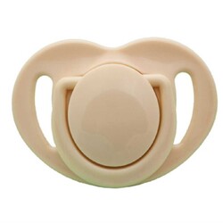 Mamajoo Orthodontic Design Twin Soothers (Ecru-Tiger) 12+ months - Thumbnail