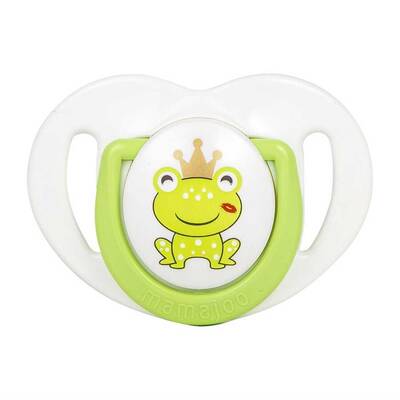 Mamajoo Orthodontic Design Twin Soothers (Green-Frog Prince) 12+ months