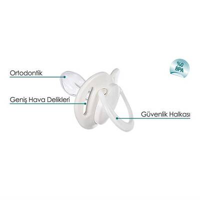 Mamajoo Orthodontic Design Twin Soothers (Night & Day) 0+ months