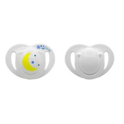 Mamajoo Orthodontic Design Twin Soothers (Night & Day) 0+ months - Thumbnail