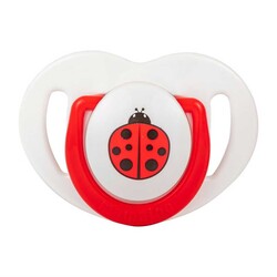 Mamajoo Orthodontic Design Twin Soothers (Red-Ladybug) 12+ months - Thumbnail