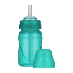 Mamajoo - Mamajoo Akıtmaz Antikolik Pipetli Bardak 270 ml / Yeşil