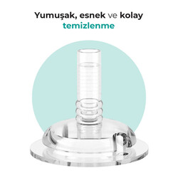 Mamajoo Akıtmaz Antikolik Pipetli Bardak 270 ml / Mavi - Thumbnail