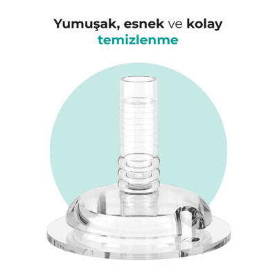 Mamajoo Akıtmaz Antikolik Pipetli Bardak 270 ml / Mavi