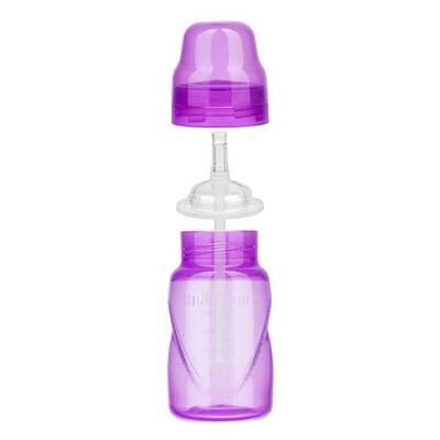 Mamajoo Akıtmaz Antikolik Pipetli Bardak 270 ml / Mor