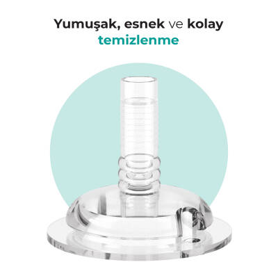 Mamajoo Akıtmaz Antikolik Pipetli Bardak 270 ml / Pembe