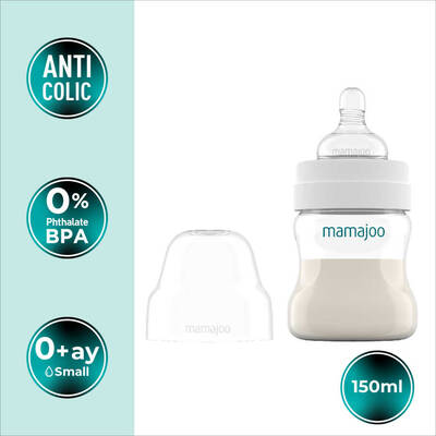 Mamajoo Silber Babyflasche 150 ml