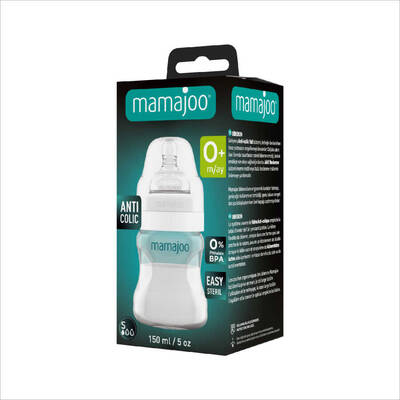 Mamajoo Silber Babyflasche 150 ml