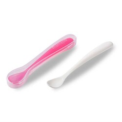 Mamajoo - Mamajoo Twin Feeding Spoons Pink & Storage Box