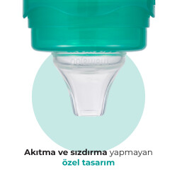 Mamajoo Yumuşak Uçlu Damlatmaz Eğitici Bardak 270ml / Yeşil - Thumbnail